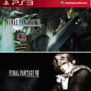 Alternative view of Final Fantasy VII + Final Fantasy VIII – PlayStation 3 – Mídia Digital