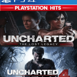 Uncharted 4: A Thief's End + The Lost Legacy – PlayStation 4 – Mídia Digital