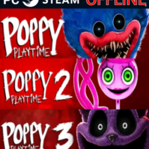 Poppy Playtime Chapter 1 + 2 + 3 - PC Steam Offline - Mídia Digital