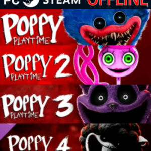 Poppy Playtime Chapter 1 + 2 + 3 + 4 - PC Steam Offline - Mídia Digital
